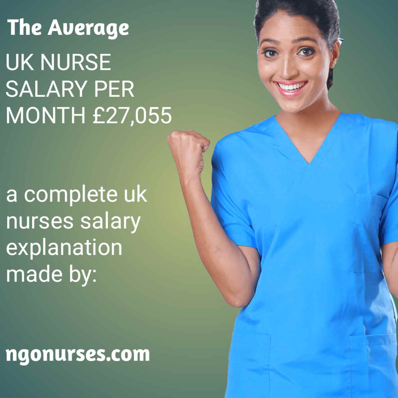 uk nurses salary per month